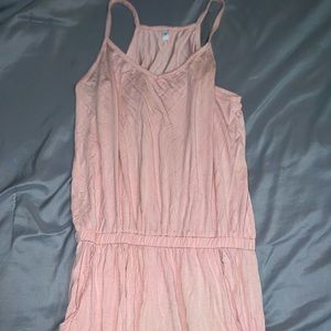 NEW AMAZON BRAND FLOWY PEACH JUMPSUIT: SIZE M